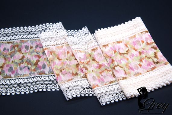 03-253 ОПТ Кружево эластичное 18 см, гладь, айвори