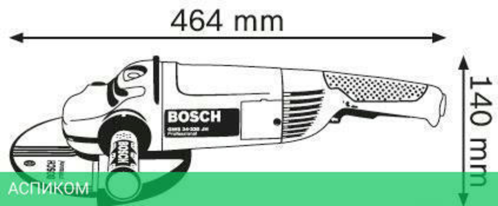 Угловая шлифмашина Bosch GWS 24-230 JH Professional (0601884203)