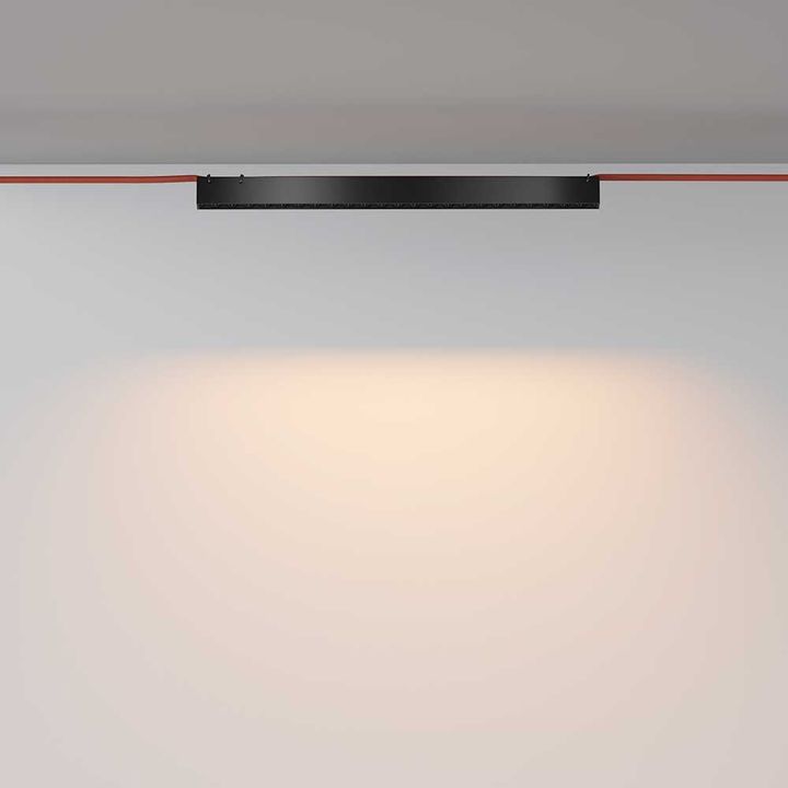 Подвесной светодиодный светильник Maytoni Technical Pendant system Parity Points TR128B-24W3K-M-B