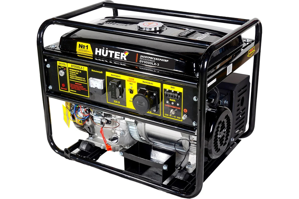 Бензиновый генератор Huter DY9500LX-3