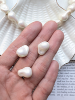 Жемчуг Майорка барочный сатиновый эффект 10*15мм, 1шт