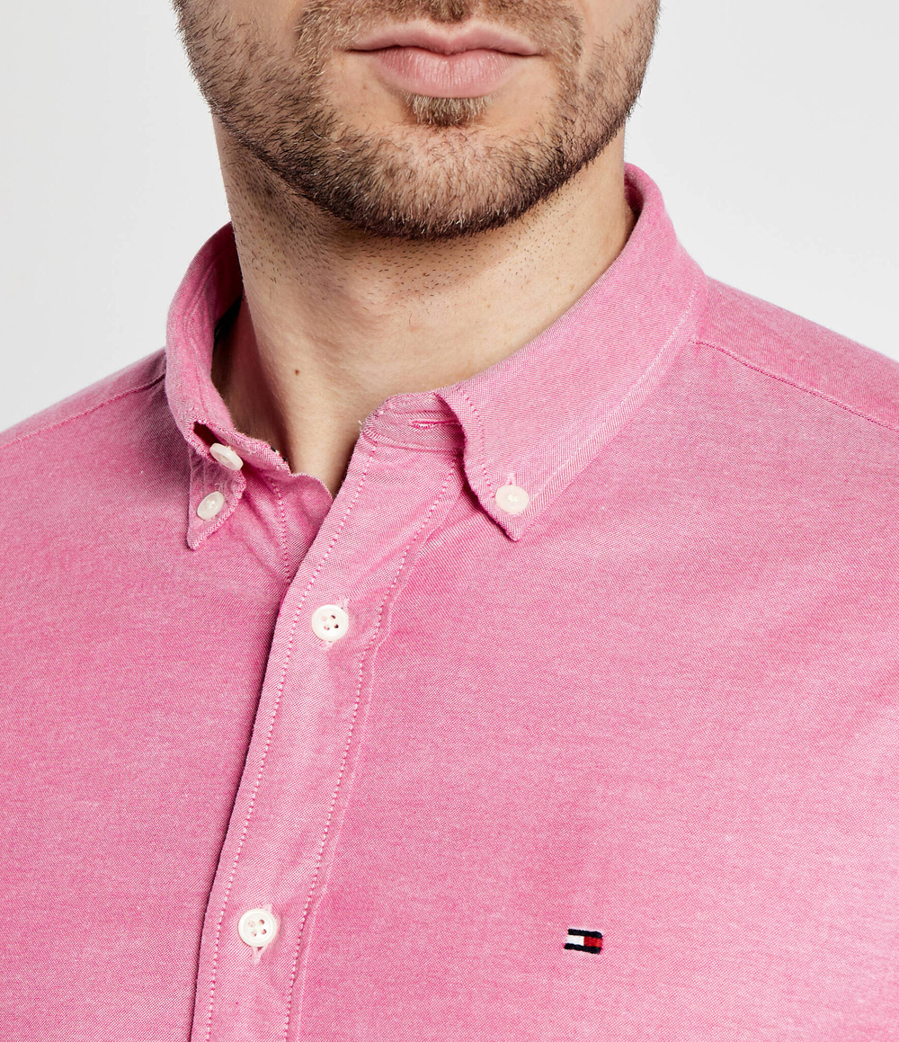 Рубашка 1985 Tommy Hilfiger - малиновый(MW0MW29968)