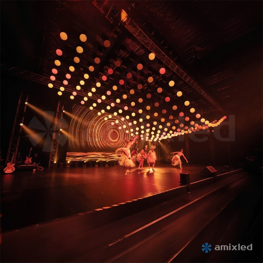 Лебедка сценическая со светодиодным шаром CrossLine Winch + Basic LED Ball