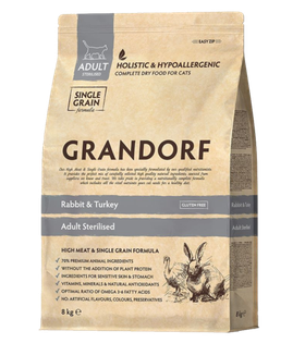 Grandorf Sterilised Holistic Кролик с Индейкой 1кг. развес