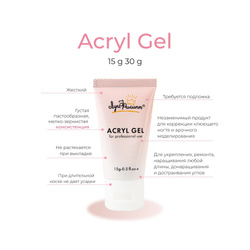 Луи Филипп Acryl Gel - Полигель для наращивания ногтей