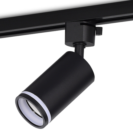 Donel, св-к трековый, цвет ЧЕРНЫЙ, D55хH155мм, под лампу GU10, IP20, серия: DN02