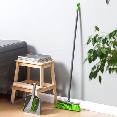 Набор для уборки "Комби": щетка с рукояткой 110см, щетка-сметка, совок