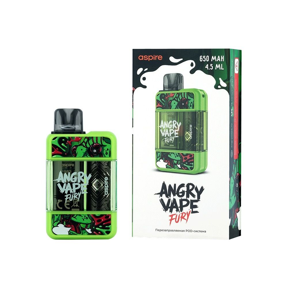 Brusko Angry Vape Fury Зеленый