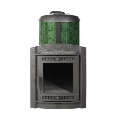 Печь банная «Атмосфера XL» в ламелях «Верде Гватемала»