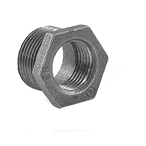 Футорка чугун Ду 50х40 (2"х1 1/2") НР/ВР Fittex PLUS