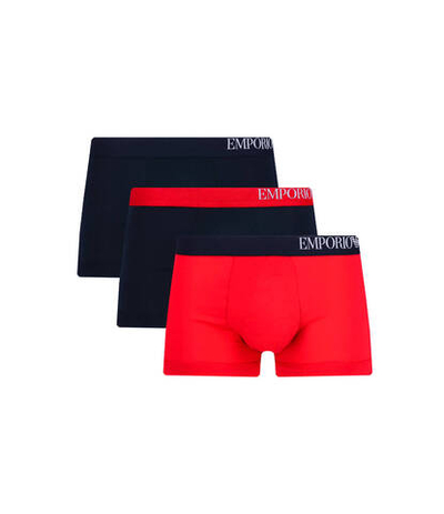 трусики-боксеры 3 шт. Emporio Armani - темно-синий(111357 2F728)