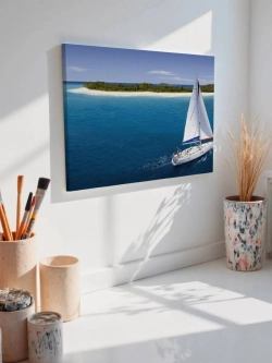 Картина на стену 40 X 50 Парусная лодка