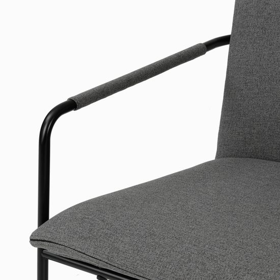 Кресло Dag цвет черный/серый