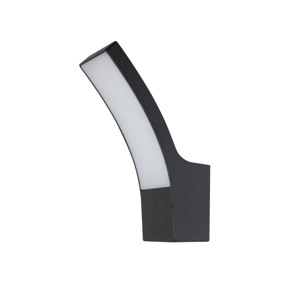 Уличный настенный светодиодный светильник 11Вт, 1000лм, 4000K, Ra>80, металл/пластик, черный