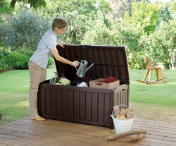 Пластиковый сундук Keter Glenwood 390 л brown