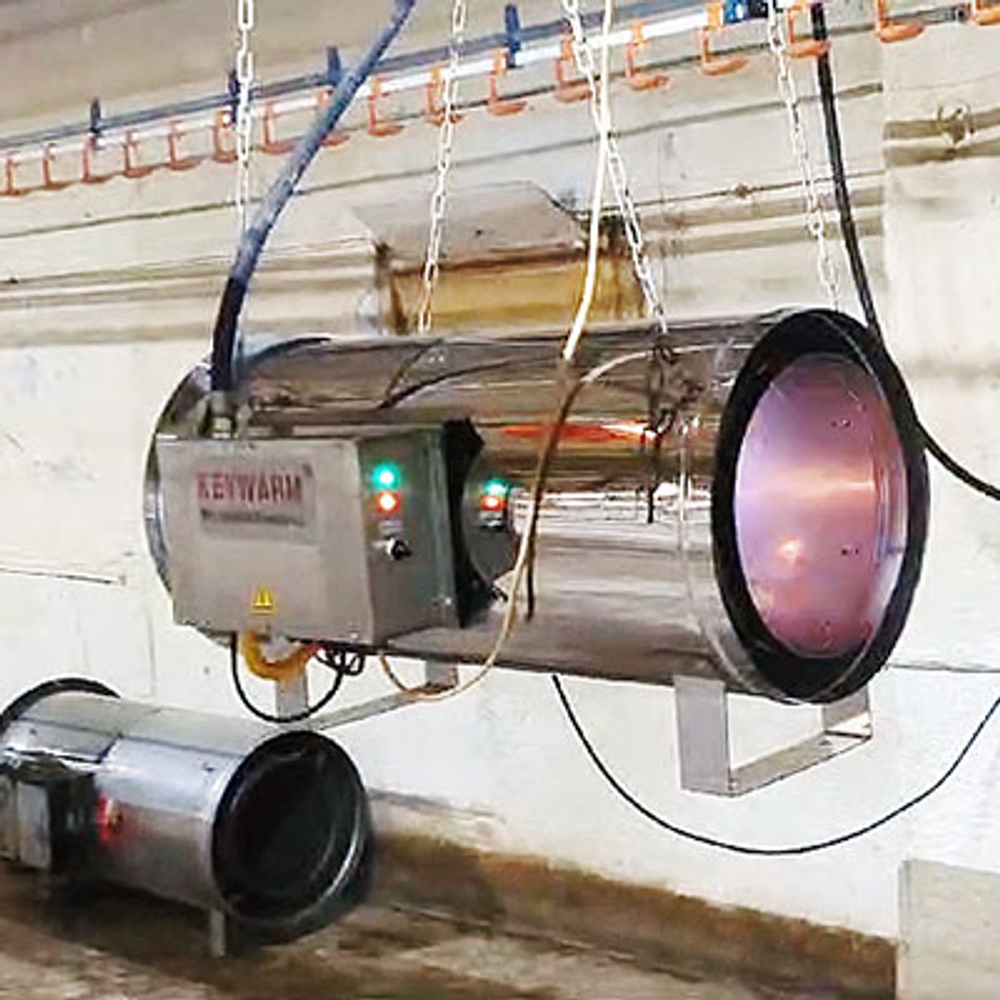 Тепловая пушка прямого нагрева KWFP 100