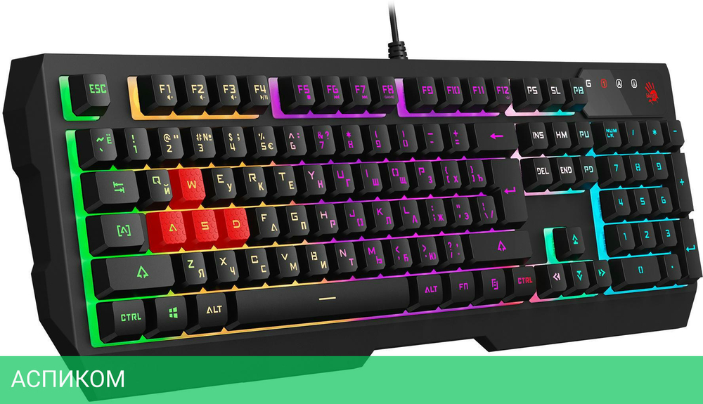 Набор периферии A4Tech Bloody B1700 черный