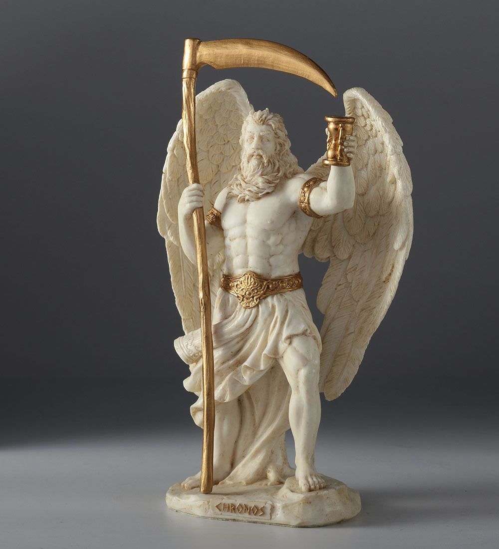 Veronese WS-1195/3 Статуэтка «Кронос - бог урожая, земледелия, веков и разрушительных сил времени»