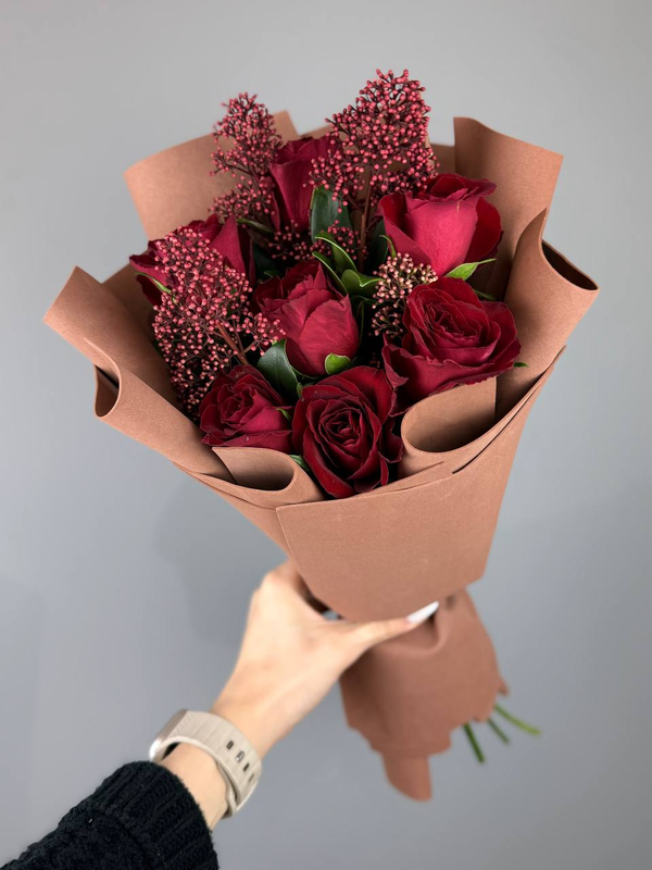 Букет "Красный бархат"