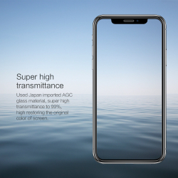 Защитное стекло с прозрачными рамками от Nillkin для iPhone 11 Pro Max и XS Max, серия H Anti-Explosion Glass Screen Protector