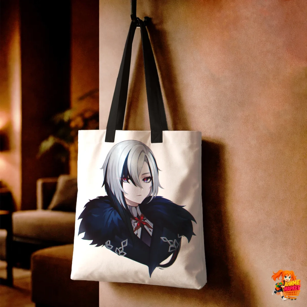 Сумка шоппер с принтом Genshin Impact