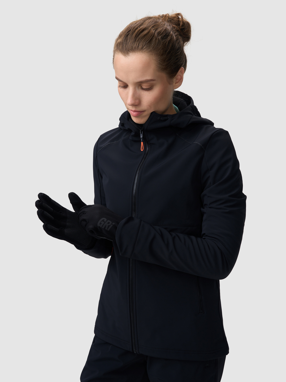 Перчатки унисекс Норд черные