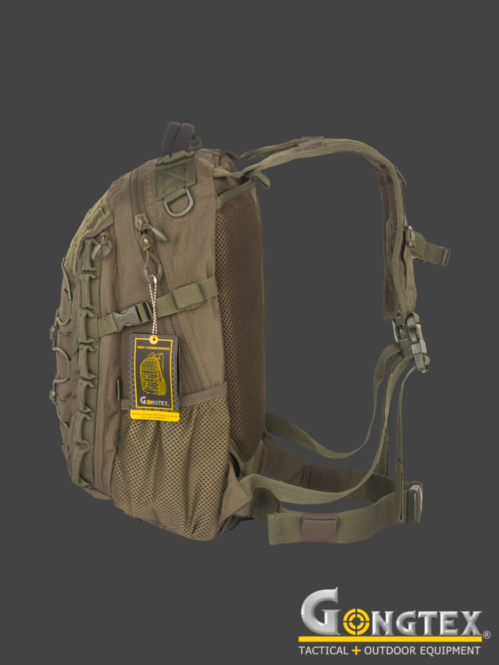 Рюкзак тактический Gongtex Ghost II Hexagon Backpack, 18л (GB0423). Олива
