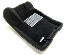 Коврики салона для KIA Mohave (2009-2019) (3 ряд) Euromat 3D Business черные. Арт. EMC3D-002924