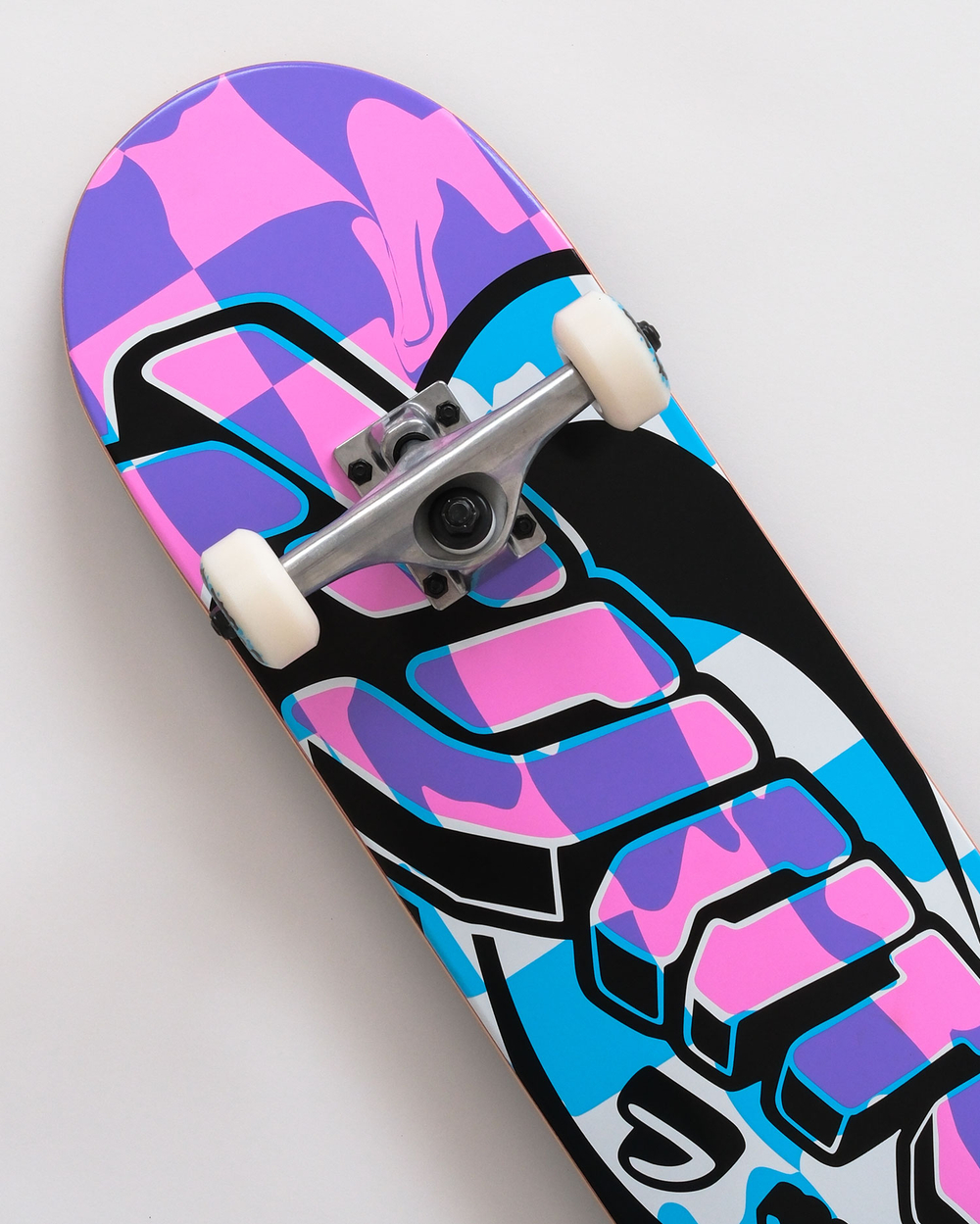 Скейтборд Футворк Фуджи Клетка Фиолет 8”