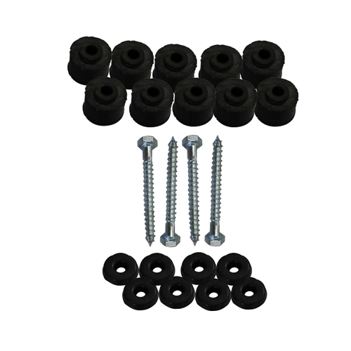 Комплект крепежа для снегозадержателя на крышу для 4 кронштейнов