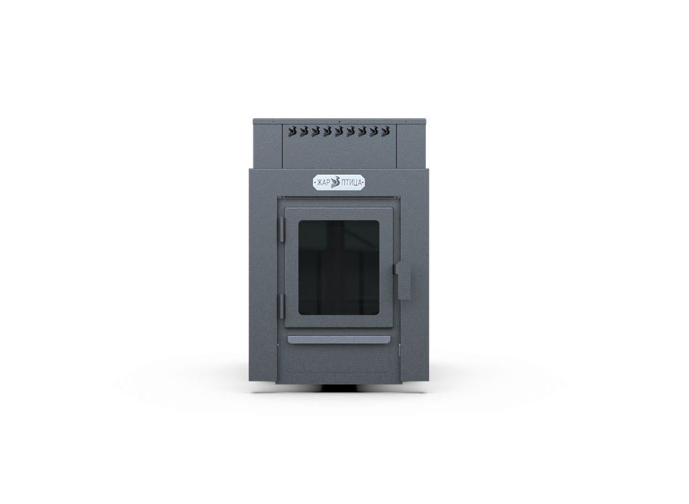 Банная печь Душа- 15 Кожух Квадро стекло 8мм