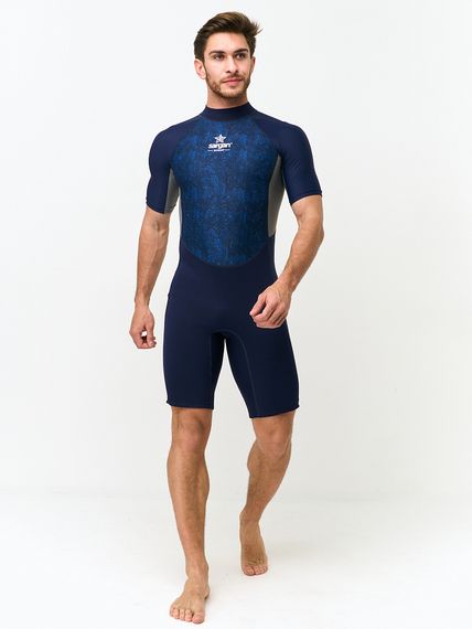Короткий гидрокостюм Sargan Sport 1070/BL 2 мм синий