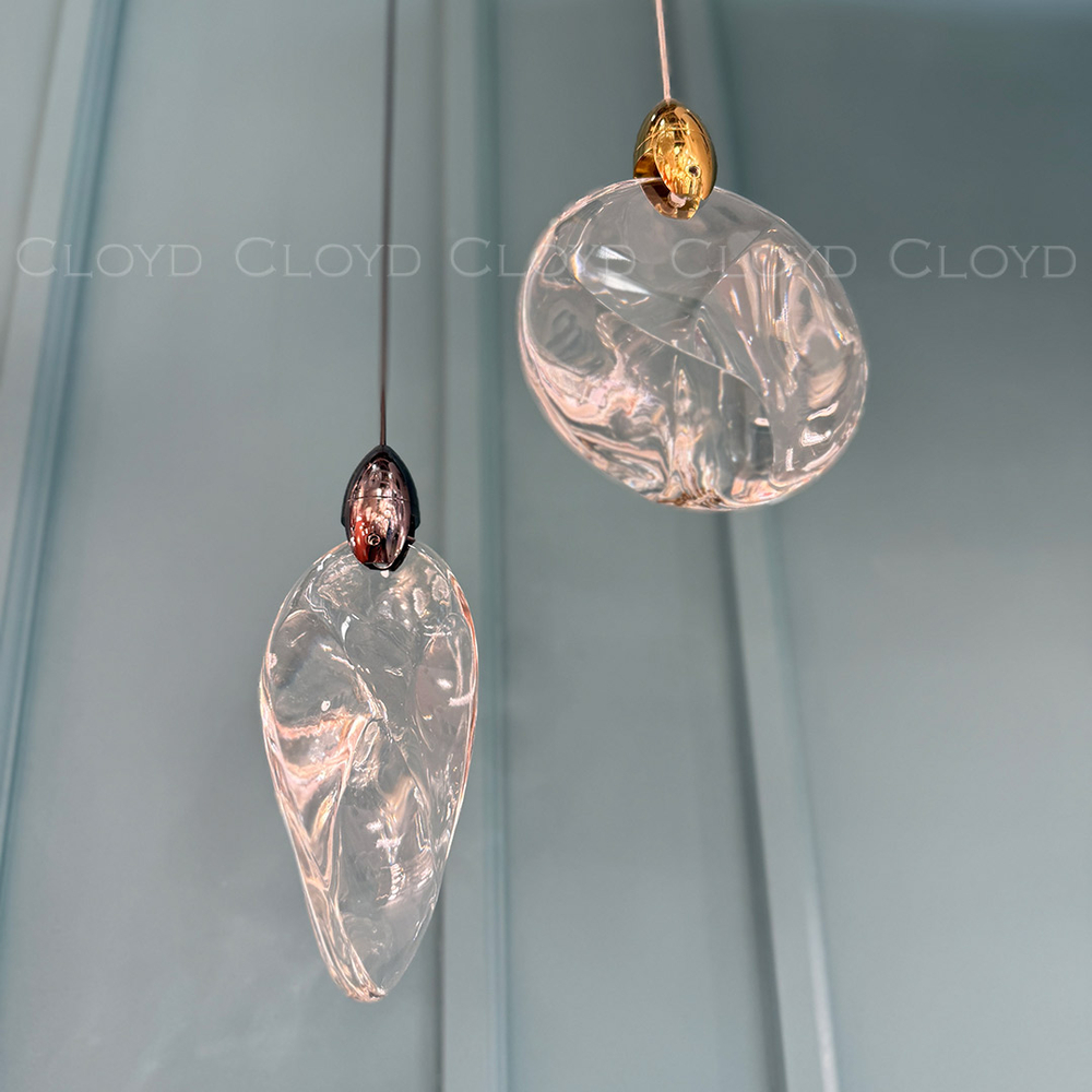 Подвесной светильник Cloyd GLOCK-B P1 / Ø12 см - золото (арт.11624)