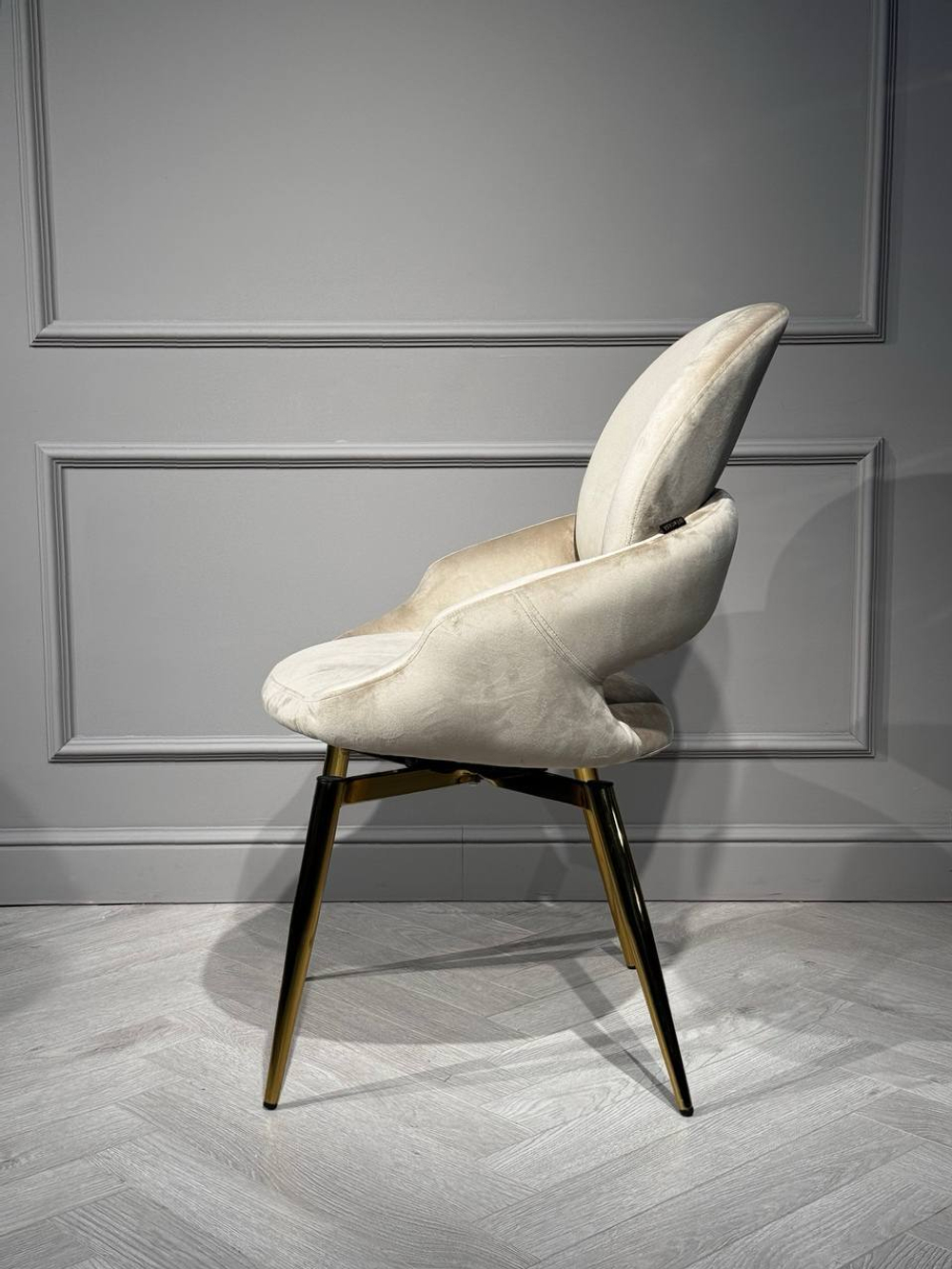 Стул обеденный Ist Casa Виола, 50х58х92 см, бежевый, золото