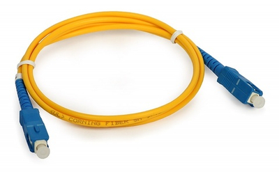 SC-SC/APC SM (9/125мкм) simplex (3.0мм) 1м Оптический патч корд одномодовый