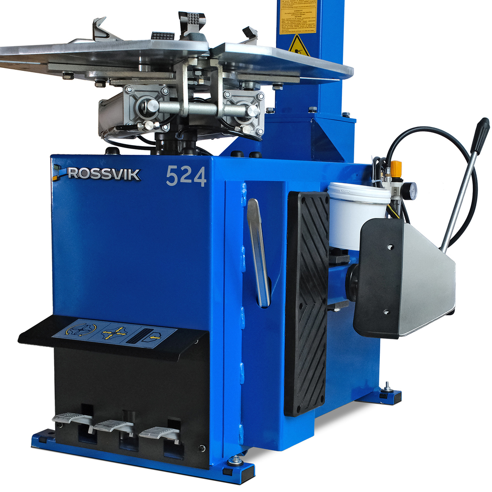 Станок шиномонтажный ROSSVIK V-524, п/авт., до 24", 380 В, синий