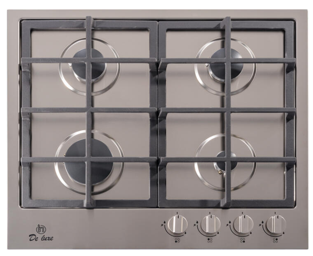 Поверхность варочная  ДеЛюкс TG4_750231F-070 (нержавейка, газ/к., 51*60) Россия