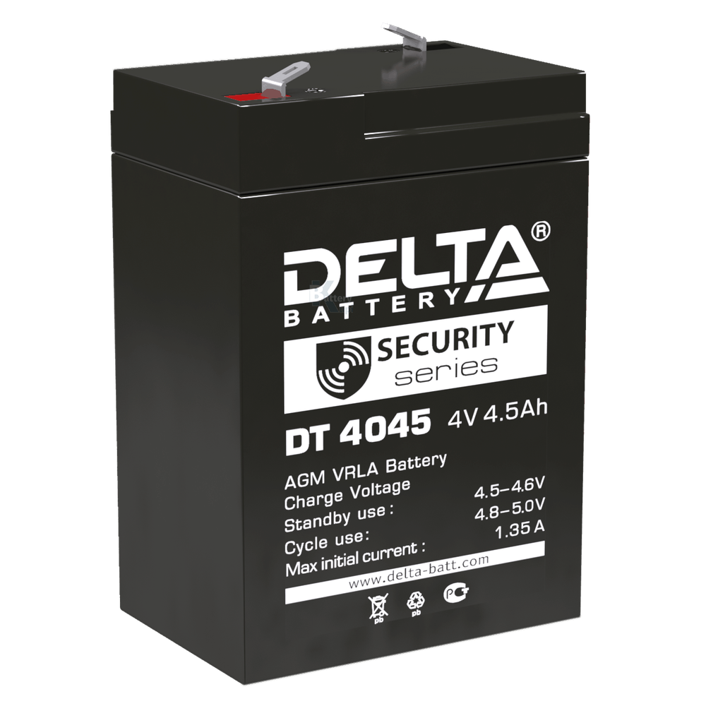 Аккумулятор Delta DT 4045 (AGM)