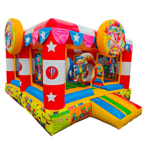 Коммерческий надувной батут «Цирковые трюки» 3,5*3,5*2,6 м
