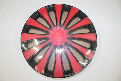 Колпак колеса R16 GMK Red Black 4шт (в мешке 5 упак) (STAR)