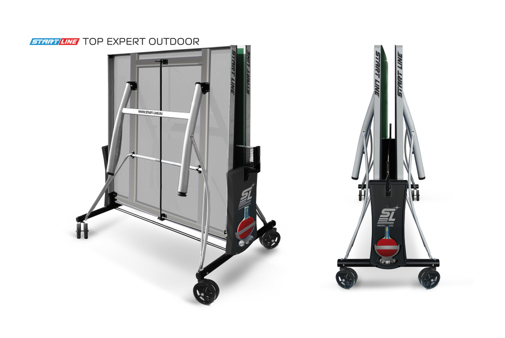 Стол теннисный Top Expert 6 Всепогодный Зелёный