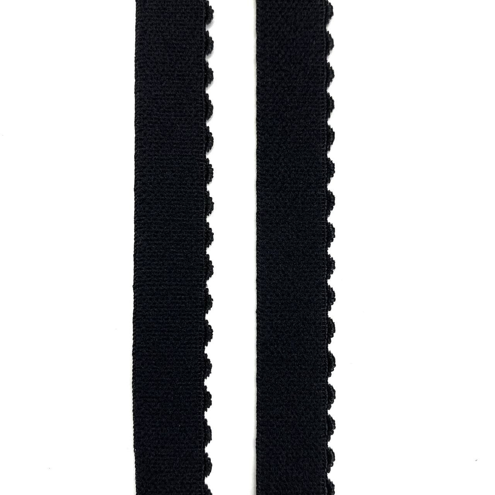 Отделочная резинка становая черная 12 мм