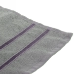 Полотенце махровое 30*30см «LUNA» цвет серый 10330 плотность 360гр/м2