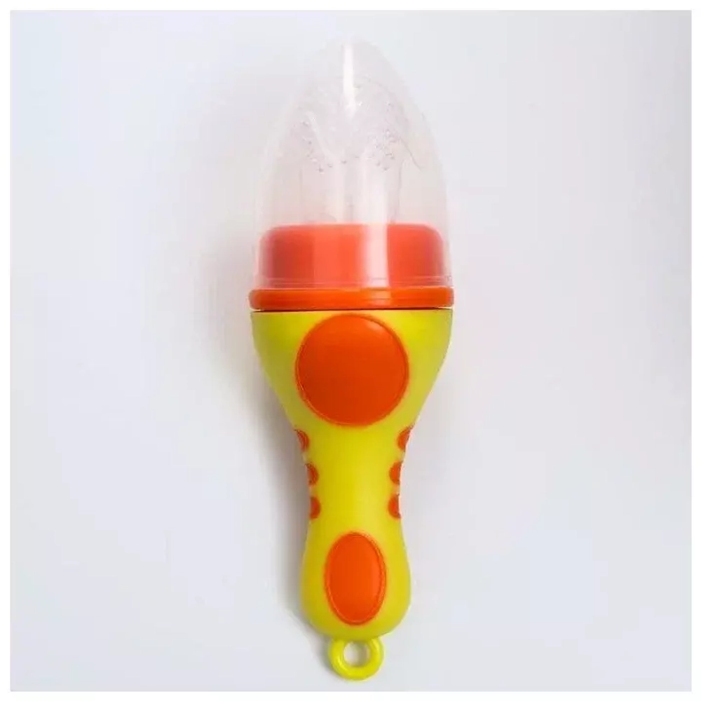 2593636 Изделие для прикорма с силиконовой сеточкой, цвет жёлтый/оранжевый