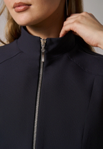 Жилет на молнии синий