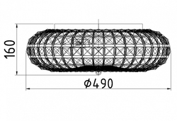 Накладная люстра Maytoni DIA902-06-N
