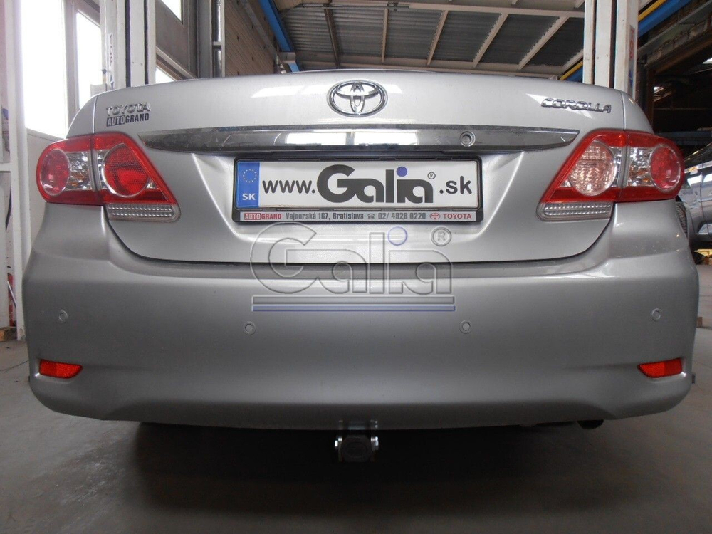 Фаркоп оцинкованный Galia T060A для Toyota Corolla седан 2007-2013(паспорт и сертификат в комплекте)(без электрики)