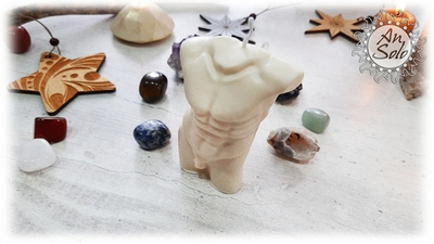 Свеча из воска "Торс" мужской