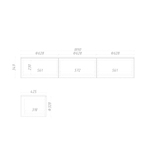 Тумба подвесная ML066