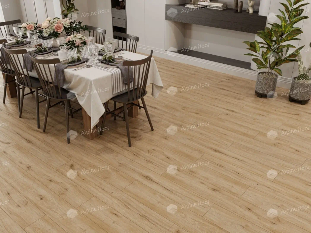 Каменно-полимерная плитка Alpine Floor Solo Plus Ларго ЕСО 14-601